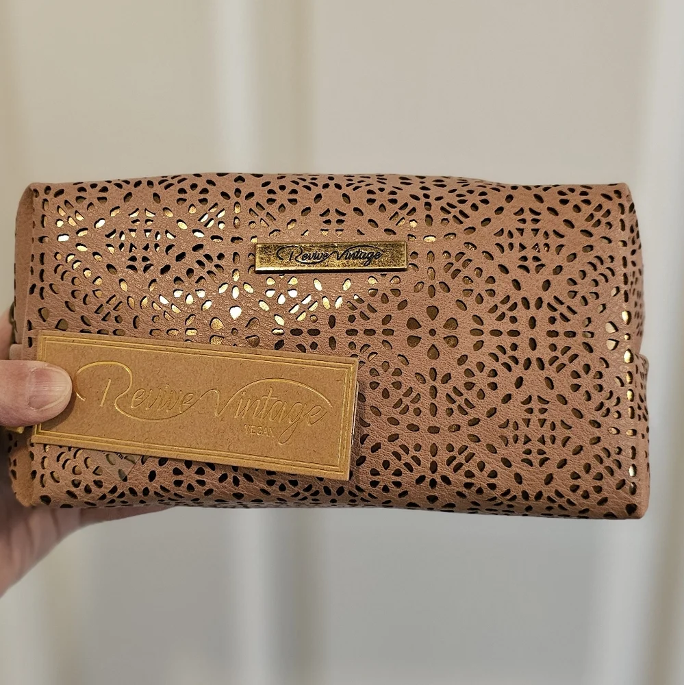 Revive Vintage Pink Cosmetic Bag
